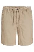 Jack&Jones 12274968 Erkek Sort - Bej thumbnail 4