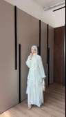 vera şifon elbise şallı thumbnail 5
