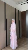 vera şifon elbise şallı thumbnail 4