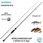 Shimano Miravel Light Game Nano Solid 63SSULSF 1.91mt 0.2-2gr Solid (2P) LRF Kamış thumbnail 1
