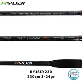 Ryuji Sky Force Fuji 2.30mt 3-24gr (2P) Light Spin Kamış thumbnail 2