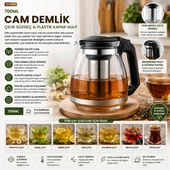 CAM DEMLİK 700ML (5224) thumbnail 2