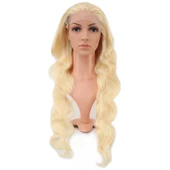 Gerçek Front Lace Dalgalı Platin Tül Peruk / 80/85cm thumbnail 1