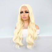 Uzun Dalgalı Platin Tül Peruk thumbnail 4