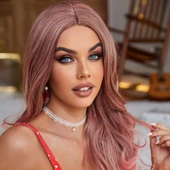 Pembe Siyah Kırçıllı Tül Peruk thumbnail 5