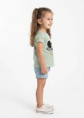 Kız Çocuk Yeşil T-Shirt thumbnail 2