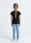 Kız Çocuk Siyah T-Shirt thumbnail 3