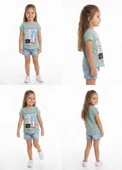 Kız Çocuk Yeşil T-Shirt thumbnail 4