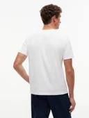 SCRIPT STACK REGULAR TEE Erkek Beyaz T-Shirt - MW0MW43224 thumbnail 3