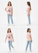 Kız Çocuk Pembe T-Shirt thumbnail 4