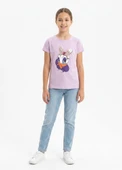 Kız Çocuk Mor T-Shirt thumbnail 1