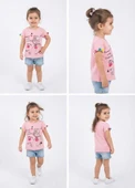 Kız Çocuk Pembe T-Shirt thumbnail 4