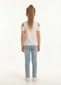 Kız Çocuk Beyaz T-Shirt thumbnail 3