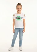 Kız Çocuk Beyaz T-Shirt thumbnail 1
