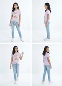 Kız Çocuk Mor T-Shirt thumbnail 4