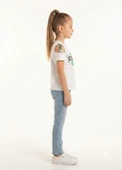 Kız Çocuk Beyaz T-Shirt thumbnail 2