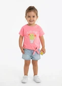 Kız Çocuk Pembe T-Shirt thumbnail 1