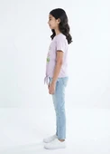 Kız Çocuk Mor T-Shirt thumbnail 2