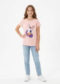 Kız Çocuk Pembe T-Shirt thumbnail 1