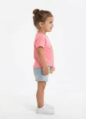 Kız Çocuk Pembe T-Shirt thumbnail 2