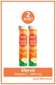 Efervit Vitamin C 1000 mg 20 Efervesan Tablet 2 Adet thumbnail 1
