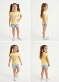 Kız Çocuk Sarı T-Shirt thumbnail 4