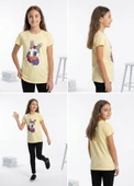 Kız Çocuk Sarı T-Shirt thumbnail 4