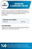 Nutraxin L-Carnitine 60 Kapsül thumbnail 2