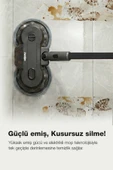 Fantom Pluto P 6100 Plus Cyclone Elektrikli Moplu Dikey Süpürge Siyah thumbnail 6