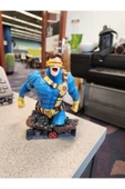 TuransoyCraft X-Men Cyclops Boyalı Büst Marvel Scott Summers Büst 13CM thumbnail 1