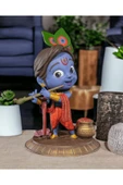 TuransoyCraft Chibi Krishna Boyalı Fİgür thumbnail 3