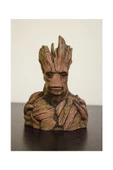TuransoyCraft Groot Galaxy Guardians Boyalı Büst 12 cm thumbnail 3