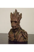 TuransoyCraft Groot Galaxy Guardians Boyalı Büst 12 cm thumbnail 1