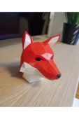 TuransoyCraft Tilki Başı Büst Fox Head thumbnail 3