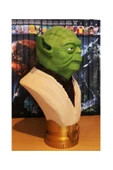 TuransoyCraft Master Yoda Boyalı Büst 25 Cm (dev Boy) thumbnail 3
