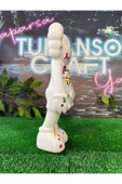 TuransoyCraft Kaws Thinking Boyalı Figür 23 CM BOY thumbnail 6