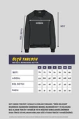 Erkek Siyah Basic Bisiklet Yaka Sweatshirt thumbnail 3