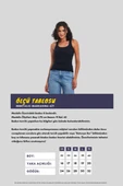 Kadın Siyah-Beyaz Fitilli Görünümlü Askılı Kalın 2'li Basic Atlet thumbnail 7