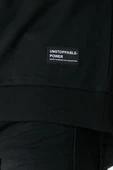 Erkek Siyah Basic Bisiklet Yaka Sweatshirt thumbnail 2