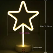 Yıldız Neon LED Lamba thumbnail 3