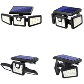 Mx-W771A Sensörlü 3 Modlu 74 Ledli Solar Aydınlatmalı Duvar Lambası thumbnail 3