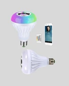 Bluetooth Hoparlörlü Led Ampul – 12W Tasarruflu thumbnail 3