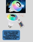 Akıllı Led Ampul – E27 Müzik Çalarlı Tasarım thumbnail 4