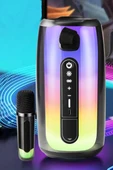 Pluse 7 Mikrofonlu Rgb Hoparlör - Beyaz thumbnail 3