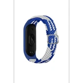 Mi Band 7 Kordon - Mavi-Beyaz thumbnail 2