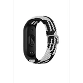 Mi Band 6 Kordon - Siyah-Beyaz thumbnail 2