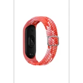 Mi Band 7 Kordon - Pembe-Kırmızı thumbnail 2