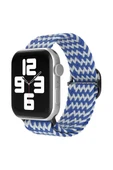 Watch 38Mm Kordon - Zigzag Beyaz-Mavi thumbnail 1