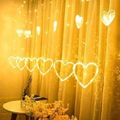 Dekorlu Animasyonlu Perde Led Işık 3 Metre thumbnail 2