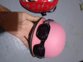 Kadın chopper gözlüklü Koestler kask thumbnail 3